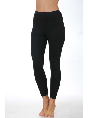 Özkan 23645 Siyah Renk Bayan Termal Tayt L Beden Günlük Kullanıma Uygun