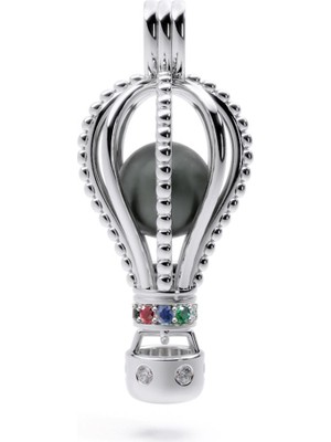 İstiridye İnci Sky Pearl  Tahiti Siyah Incili Kolye 8-9 mm Tahiti A