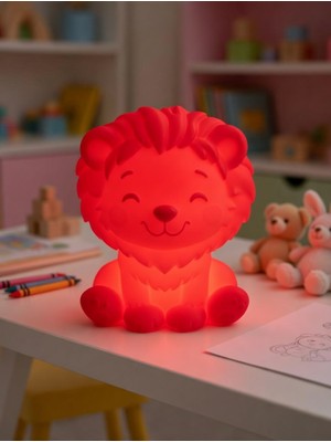My Craft 3D MYCRAFT3D Kelebekli Lamba - Çiçekli Standlı Modern Dekoratif Aydınlatma Gece Lambası - Masa Üstü Abajur