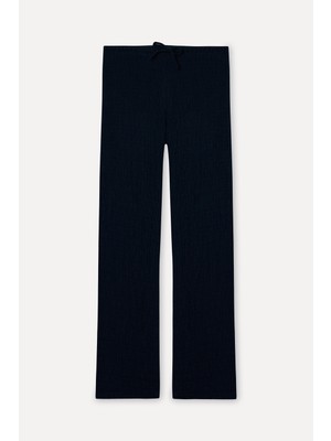 Mudo Beli Bağlamalı Wıde Leg Pantolon