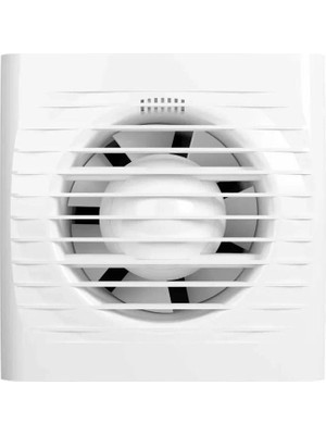 Ayas Havalandırma Ayas 125 mm (12,5 Cm) Kalın Ön Panelli Banyo Fanı (Optıma Beyaz 5)