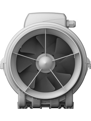 Ayas Havalandırma Ayas TYPHOON-200 (850-1100 M³/h) Karma Akışlı Plastik Kanal Fanı