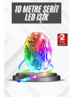 Zero Land Muratech Rgb Şerit LED 10 Metre LED Işık Kumanda ile Kontrol Rgb