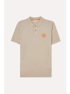 Mudo Nakışlı Polo Yaka T-Shırt