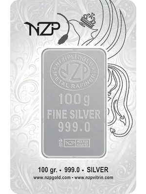 Nizip 100GR Külçe Gümüş