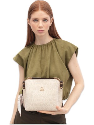 Benetton BNT_1799 18X22X9 Kol Bej Kadın Çanta
