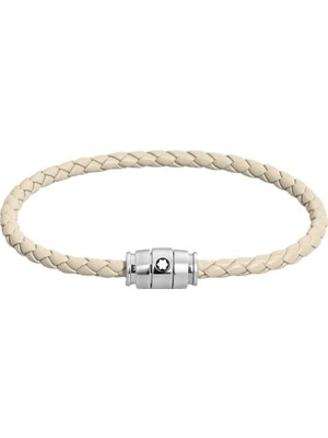 Montblanc Meisterstück Deri Çelik Bileklik 13431468