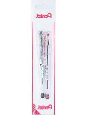 Cekar Store 0.7 mm Yağ Bazlı Roller Kalem Siyah-Kırmızı