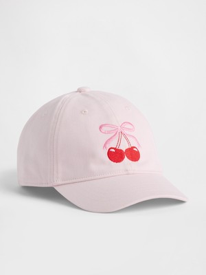 Gap Kız Çocuk Açık Pembe Çocuk Beyzbol Şapkası