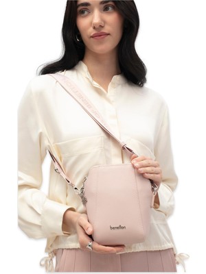 Benetton BNT_1803 19X11,5X7 Kol Sı Pembe Kadın Çanta