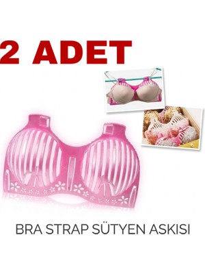 Direkstoktan Sunday Bra Strap Sütyen Koruyucu Askı ve Kurutma Aparatı / Gardolabı Sütyen Askısı / 2 Adet