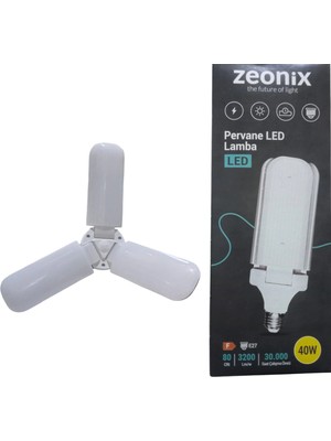 Renas Store Zeonix 40W 3 Kanatlı Pervane Ampul
