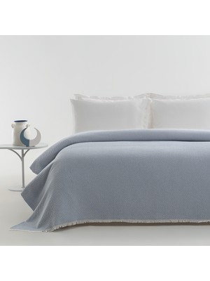 Yataş Colson Pamuklu Çift Kişilik Pike - Indigo