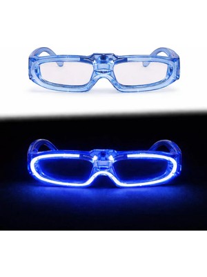 Renas Store LED Işıklı Parti Gözlüğü 3 Modlu – Glow & Gece Eğlence Gözlüğü