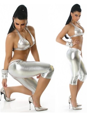 Pileli Store B101235 Lame Kapri Takım