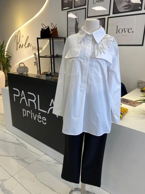 Lisa Exclusive Taşlı Gömlek