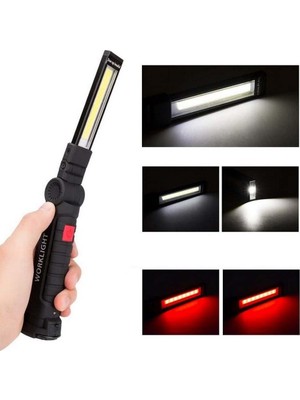 Pileli Store Güçlü Mıknatıslı Çalışma Lambası WT-295