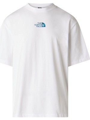 The North Face M Lıquıd Logo Oversıze Short Sleeve Tee- Erkek Tişört NF0A8G9UFN41