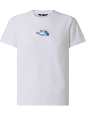 The North Face B Lıquıd Logo Reg Ss Tee Genç Tişört NF0A8G1WFN41