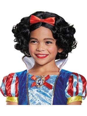 Luord-Store Pamuk Prenses Peruğu Kırmızı Fiyonklu