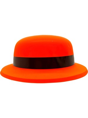 Luord-Store Neon Partisi Turuncu Renk Melon Plastik Parti Şapkası