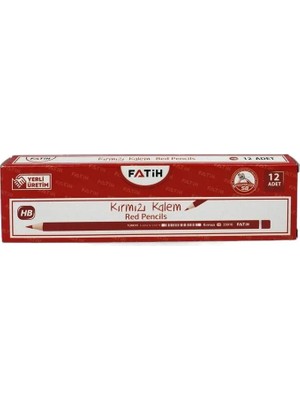 Fatih Kalem Fatih Kopya Kalemi Kırmızı Hb 12'li Paket