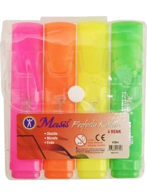 Masis Fosforlu Kalem 4’lü Set