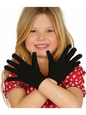 Luord-Store Siyah Renk Likralı 23 Nisan 29 Ekim 19 Mayıs Gösteri Bando Eldiveni 10 Çift ( 20 Adet