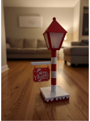 Luord-Store Yılbaşı Tabelalı Dekoratif Lamba Merry Christmas Işıklı Tasarım