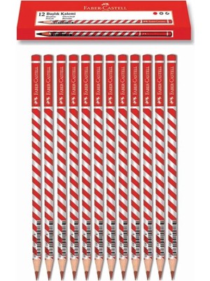 Faber-Castell Faber Castell Kurşun Kalem Candy Roll Kırmızı 12’li Kutu