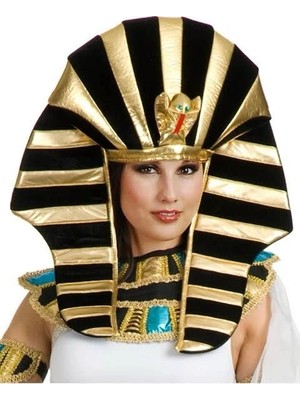 Luord-Store Mısırlı Tutankamon Şapkası Kobra Yılan Figürlü