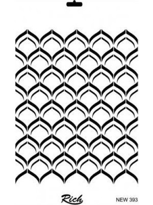 Luord-Store New Seri N-393 Stencil 35X25 cm
