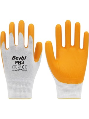 Luord-Store Pn3 Nitril Sarı Iş Eldiveni No:9 1 Çift