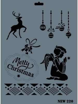 Luord-Store New Seri N-220 Stencil 35X25 cm