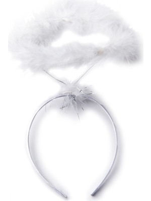 Luord-Store Beyaz Otrişli Tüylü Esnek Yapı Melek Haresi Melek Tacı