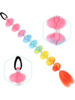 Luord-Store Örgülü Aksesuarlı Lastikli At Kuyruğu / ACM16