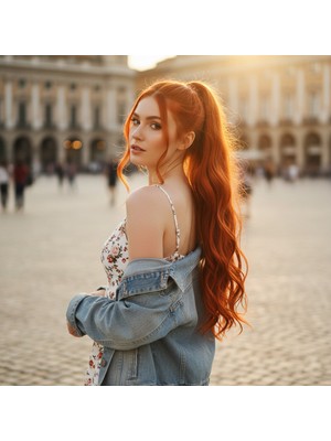 Luord-Store Bağlamalı Daalı At Kuyruğu / Bakır