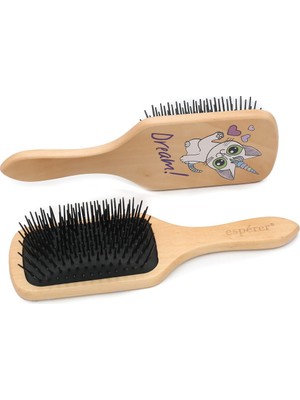 Luord-Store Ahşap, Topuzsuz Baskılı Özel Açma Fırçası / JT8586/07