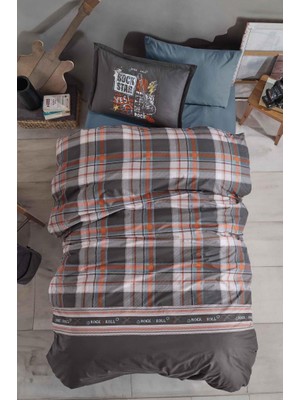 Luord-Store Tek Kişilik Genç Ranforce Nev Takımı Rk In Roll V1 Gri