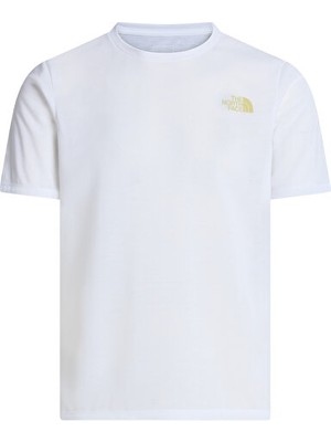 The North Face M Foundation Mount Ss Tee Erkek Outdoor Tişörtü NF0A8HEYFN41 Beyaz