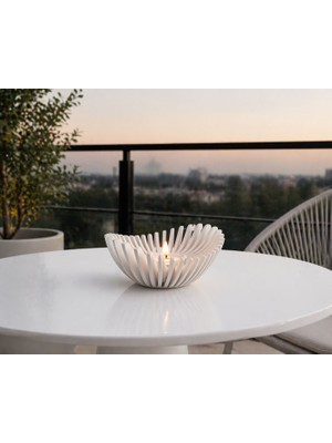 Çağla Design Modern 3D Baskı Dekoratif Mumluk
