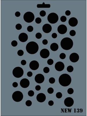 Luord-Store New Seri N-139 Stencil 35X25 cm