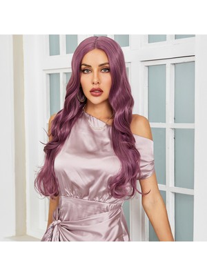 Luord-Store Gül Kurusu Rengi Su Daalı Tül Peruk