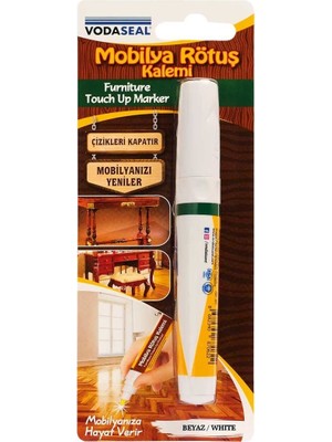 Luord-Store Mobilya Rötuş Kalemi Tekli Beyaz