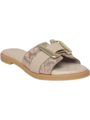 Mammamia D26YT-1430 Günlük Vizon Kadın Terlik