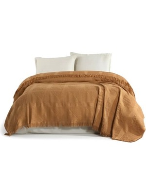 Şaheser Home Collection Sirus Çift Kişilik Jakarlı Pike , %100 Pamuk Jakarlı Dokuma  (240X260 Cm)