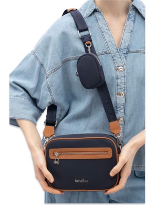 Benetton BNT_1819 17X20X7 Kol Sı Lacivert Kadın Çanta