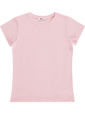 Civil Girls Basic 10-13 Yaş Tişört - Pembe