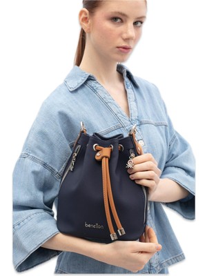 Benetton BNT_1815 23X19X11 Kol Lacivert Kadın Çanta