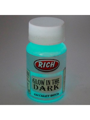 Luord-Store 3002 Turkuaz Karanlıkta Parlayan Hayalet Boya 50 cc